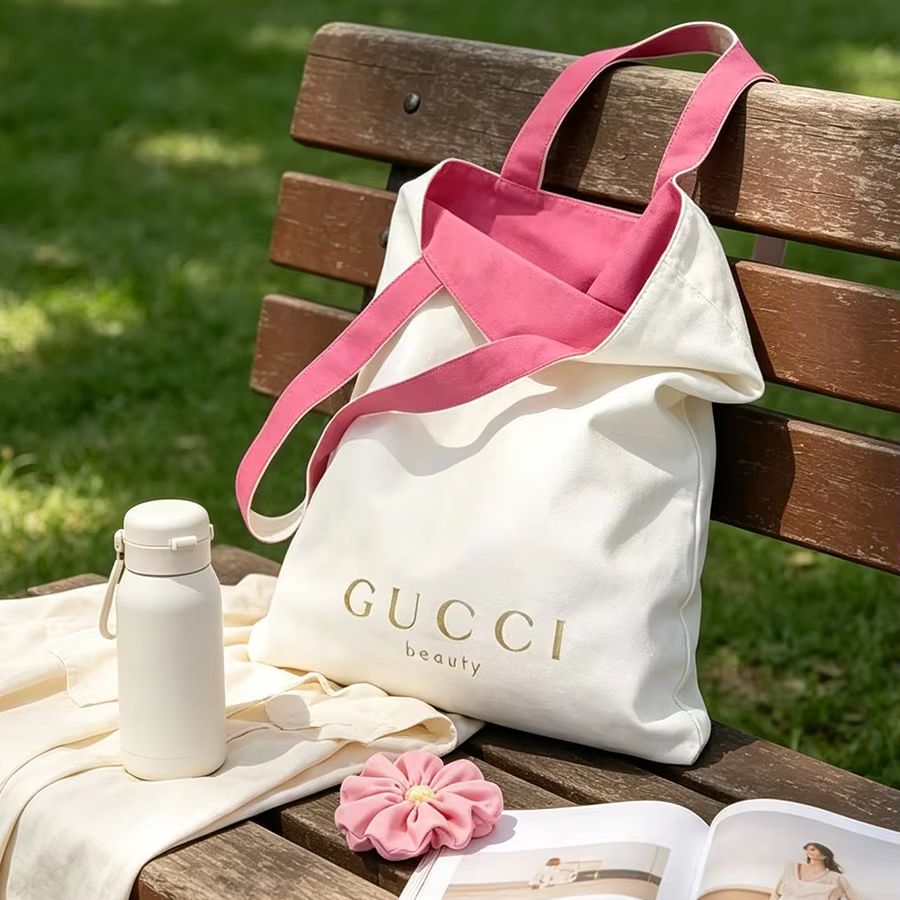 Luxury Bags White - GUCCIs bag Women Canvas Tote Bag