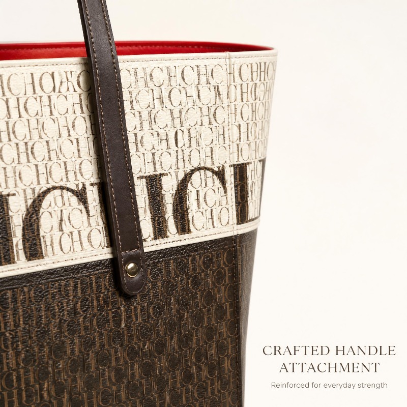 CHHC Women Spliced Monogram Pr - Tote Bag Leather Monogram recension och pris