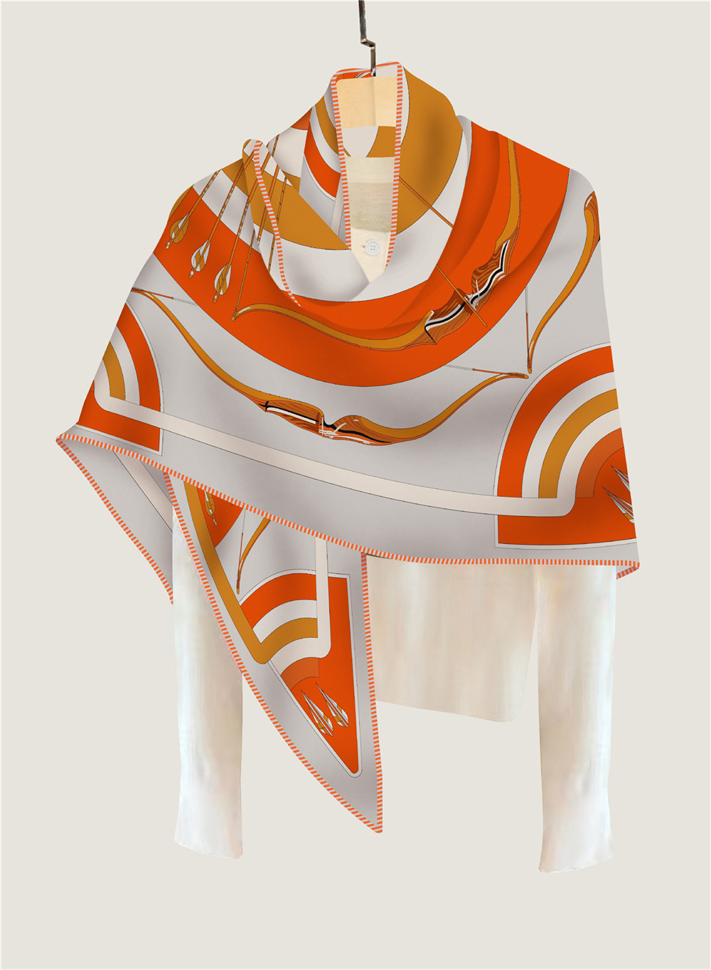 Triangle Cashmere Silk Scarf L - Luxury Bags Hong Kong recension och pris