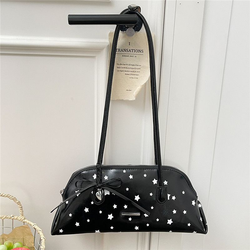 New PU Stars Bow Zipper Sweet  - Luxury Bags Affordable recension och pris
