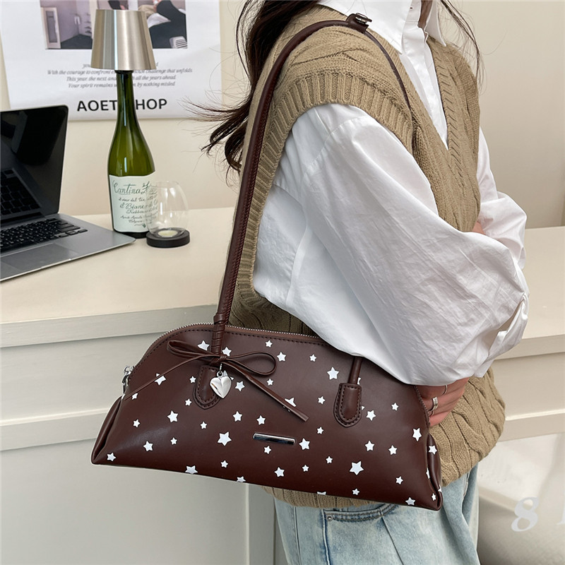 New PU Stars Bow Zipper Sweet  - Luxury Bags Affordable recension och pris