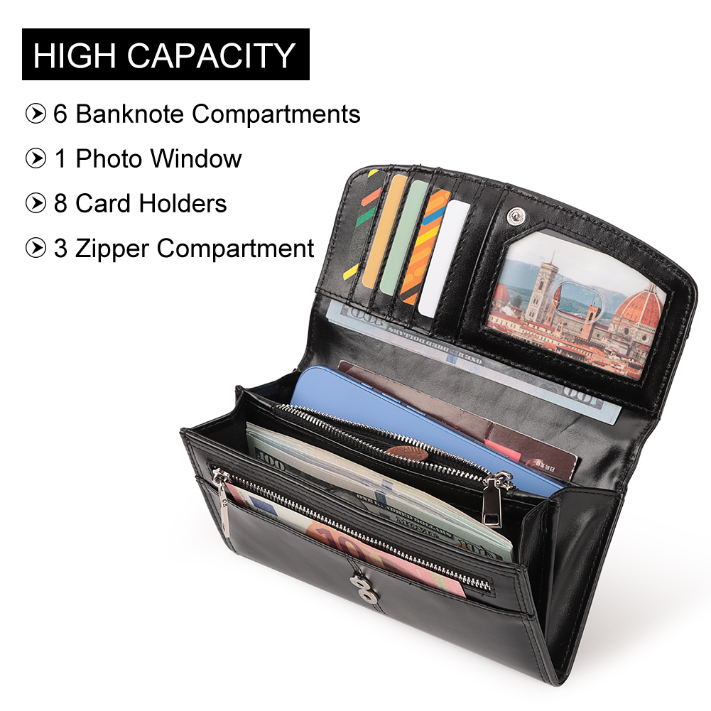 HUMERPAUL Genuine Leather Long - Luxury Bags Made In Italy recension och pris