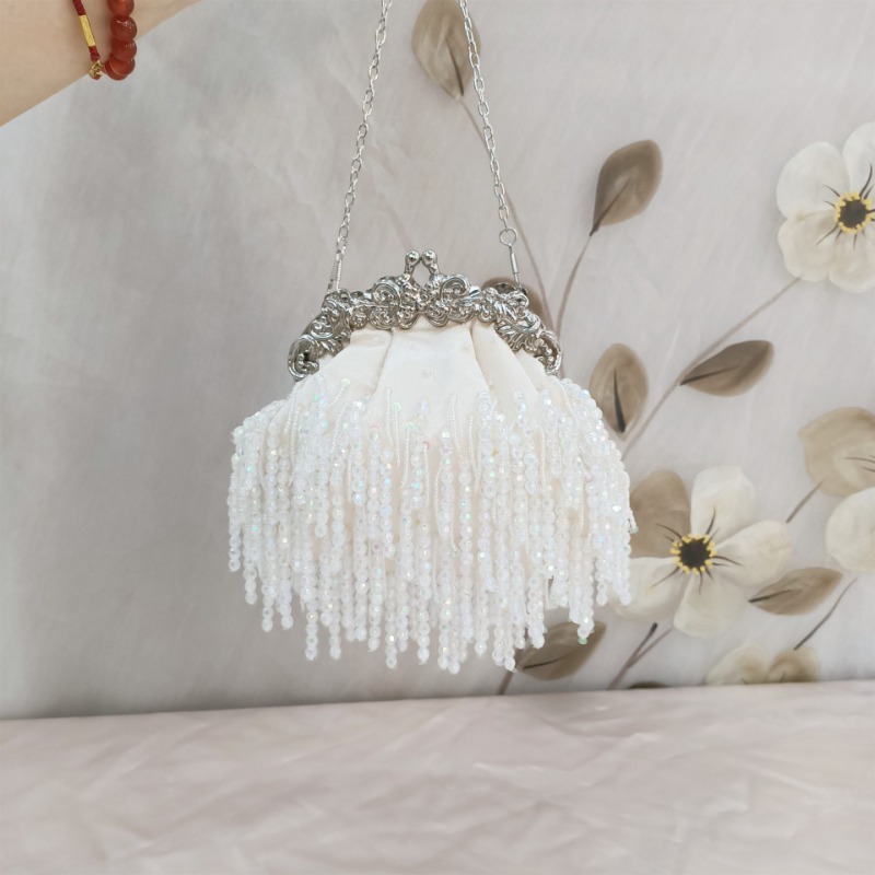 Elegant Bride Bags Vintage Tas - Luxury Bags White recension och pris