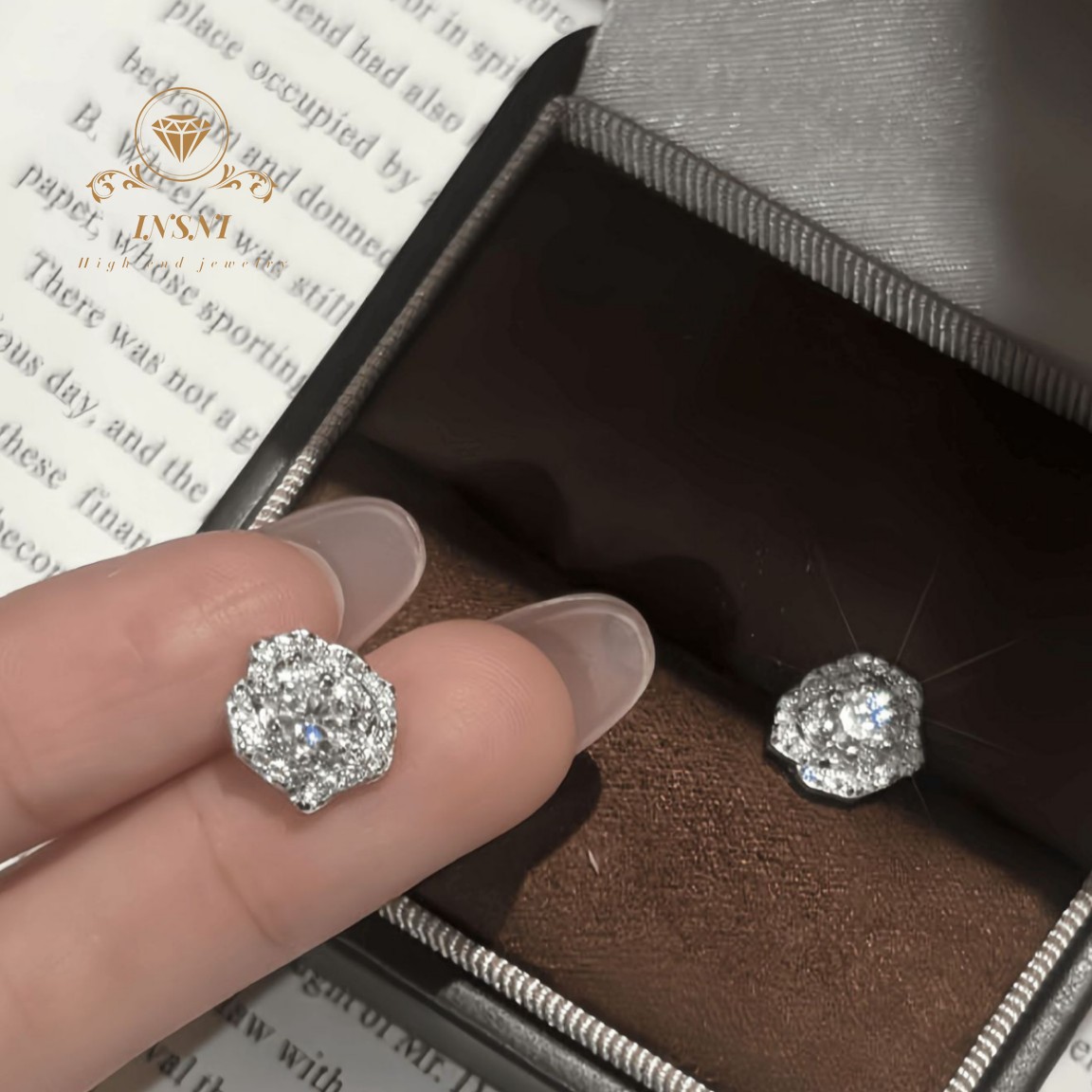 Square Bag 1 Carat Moissanite  - Luxury Bags Affordable recension och pris