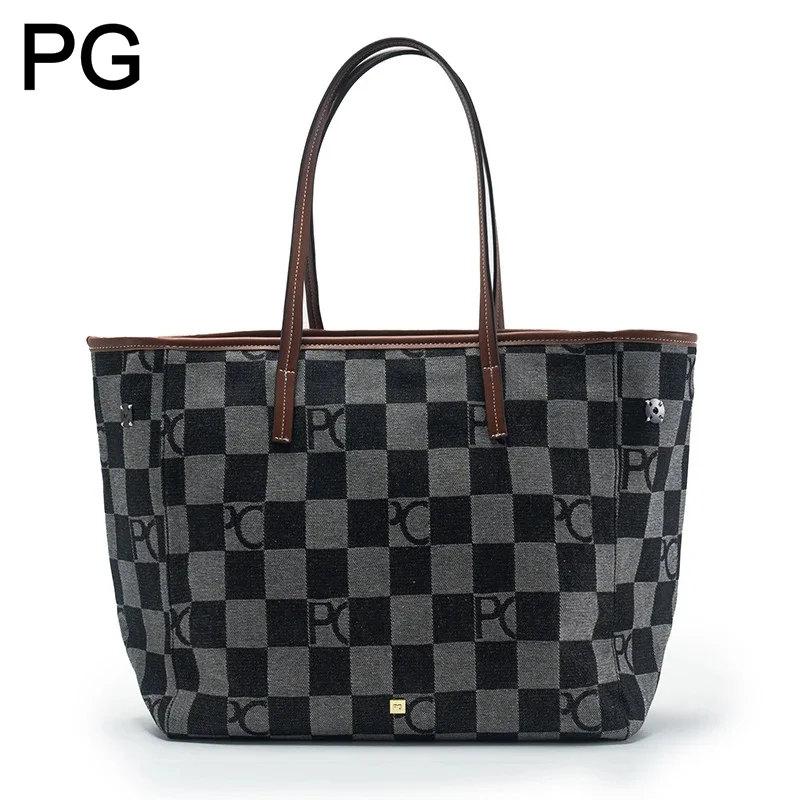 PG Checkerboard Monogram Tote  - Tote Bag Leather Monogram recension och pris