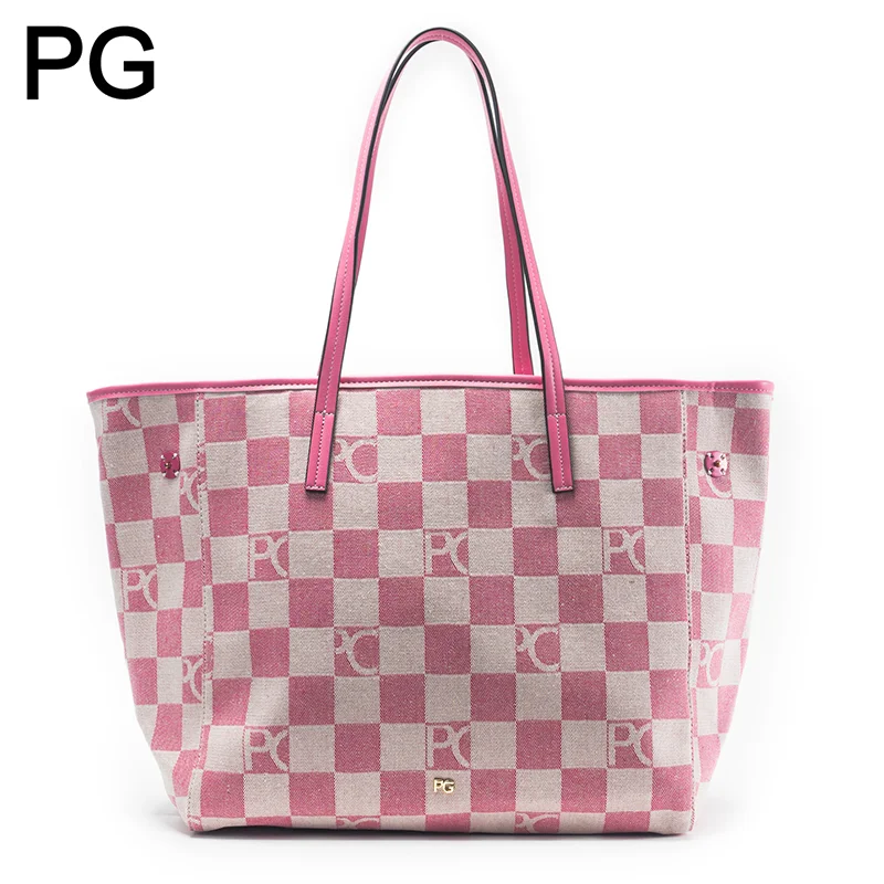 PG Checkerboard Monogram Tote  - Tote Bag Leather Monogram recension och pris