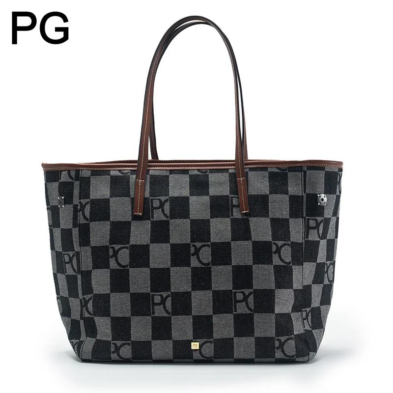 PG Checkerboard Monogram Tote  - Tote Bag Leather Monogram recension och pris