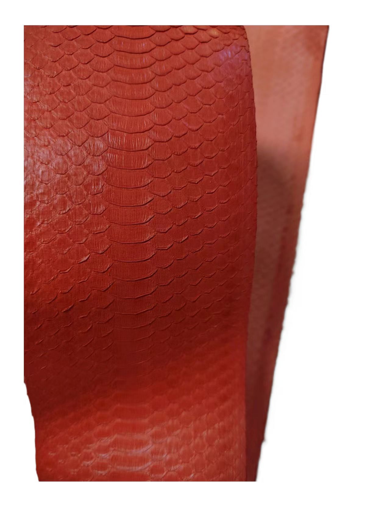 SP007 Red Dyed Genuine Snakesk - Luxury Bags And Shoes recension och pris