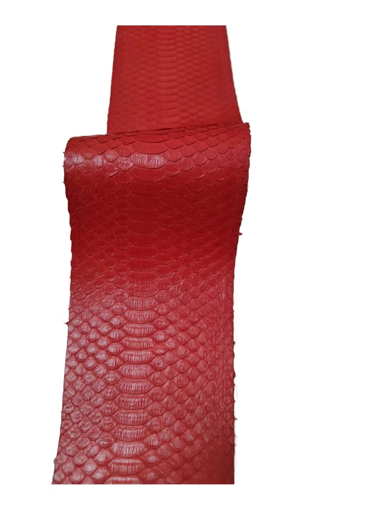 SP007 Red Dyed Genuine Snakesk - Luxury Bags And Shoes recension och pris