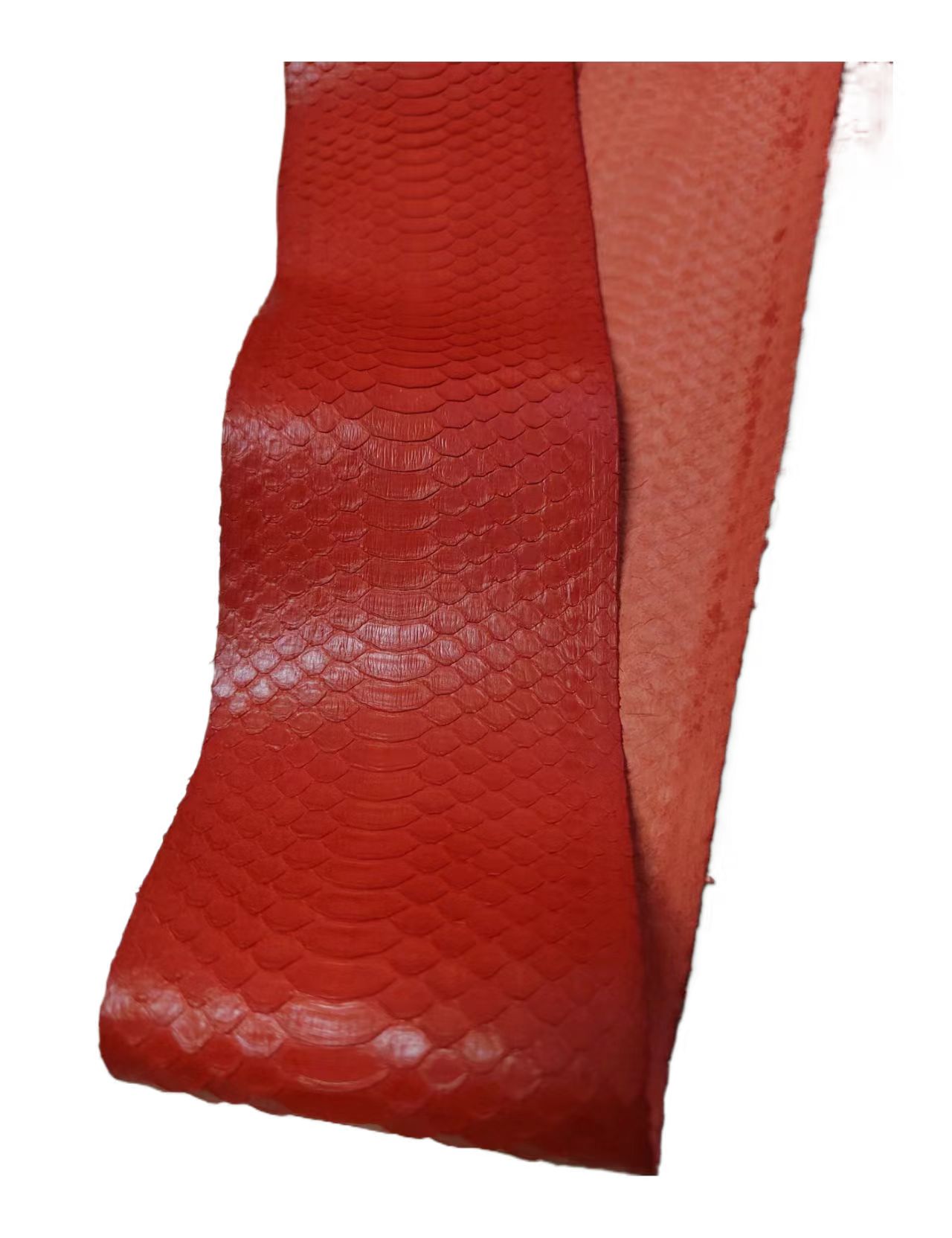 SP007 Red Dyed Genuine Snakesk - Luxury Bags And Shoes recension och pris