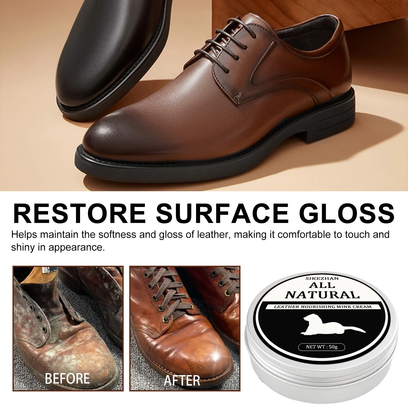 SIKEZHAN Leather Sofa Cleaner  - Luxury Bags And Shoes recension och pris
