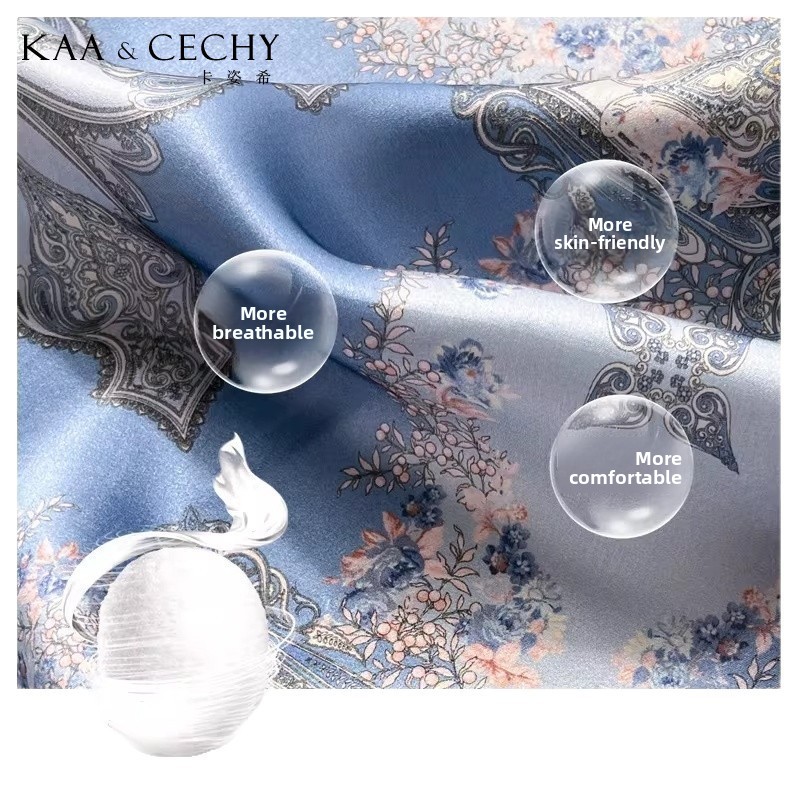Baroque Floral 100% Mulberry S - Discount Luxury Bags recension och pris