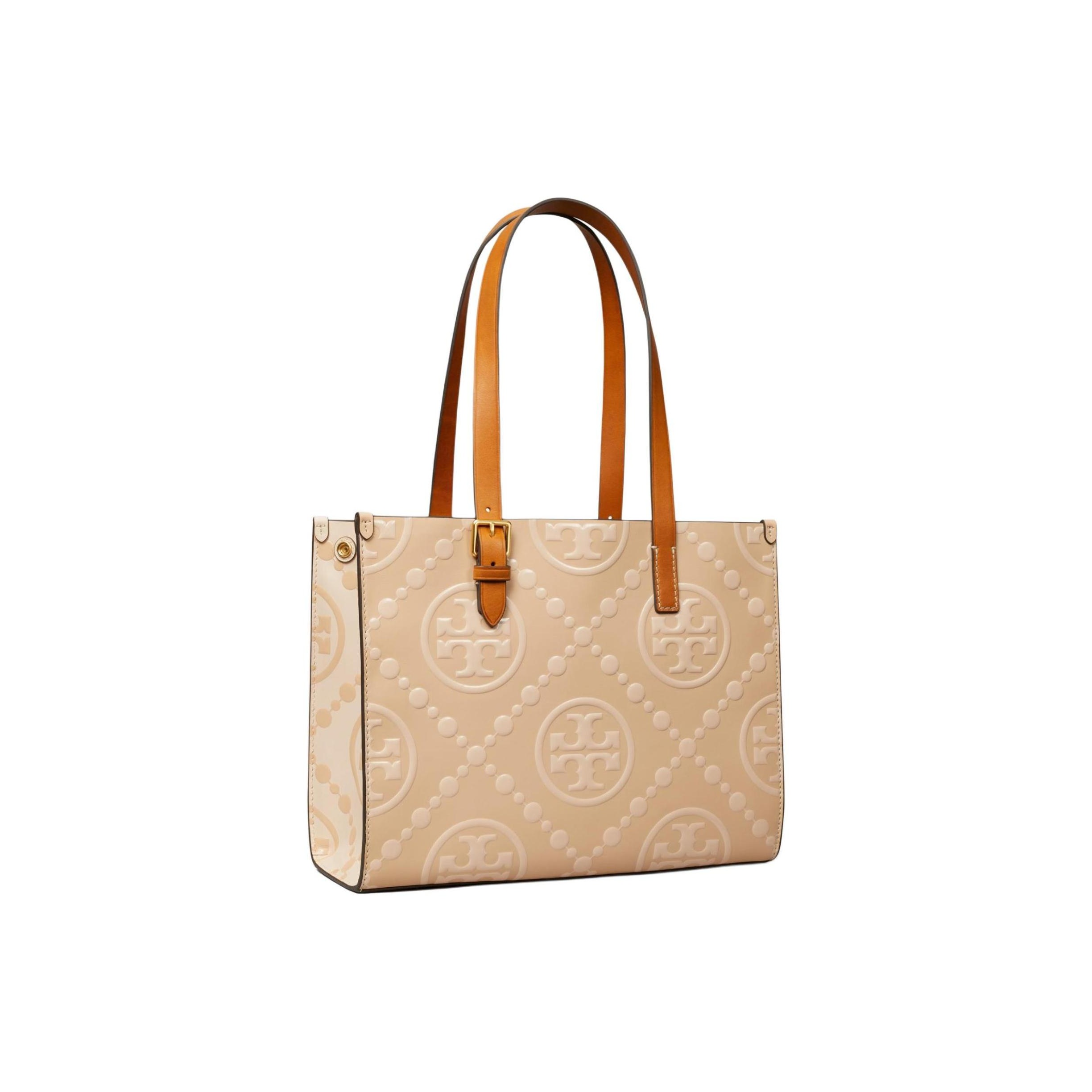TORY BURCH Tory Burch T Monogr - Tote Bag Leather Monogram recension och pris