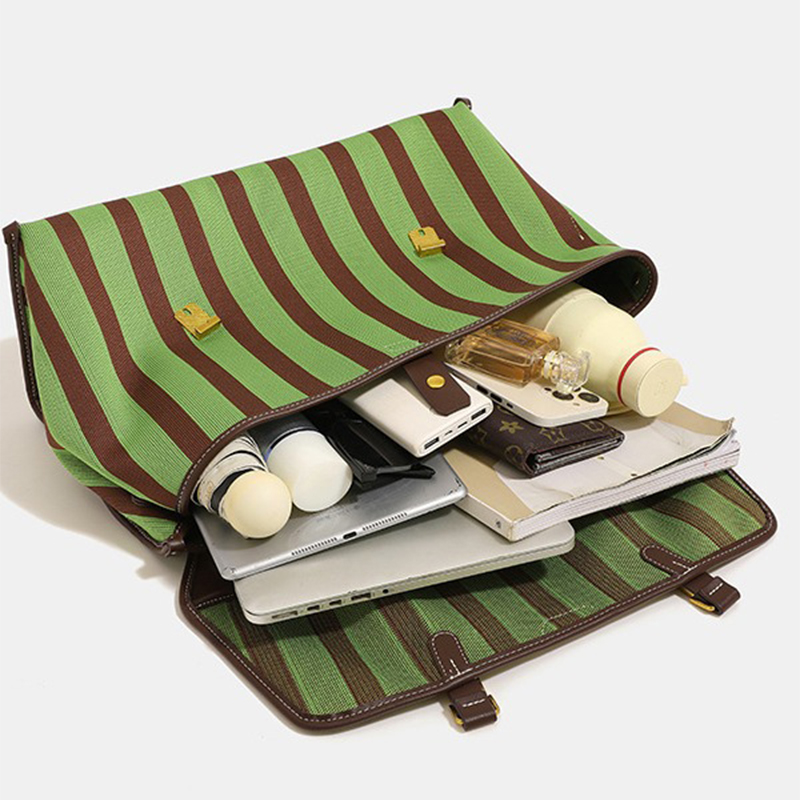 Multi-use Briefcase Denim Canv - Luxury Bags White recension och pris
