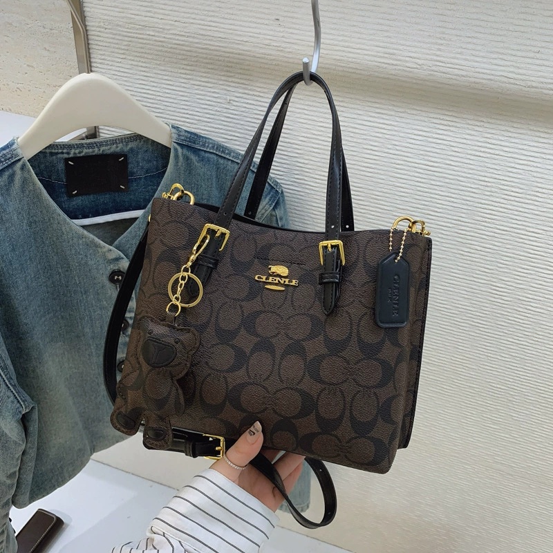 Elegant Monogram Tote Bag in C - Tote Bag Leather Monogram recension och pris